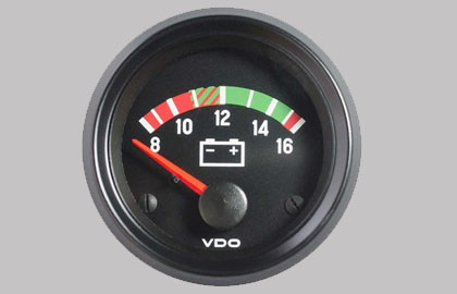 Voltmeter 8-16V Gauge